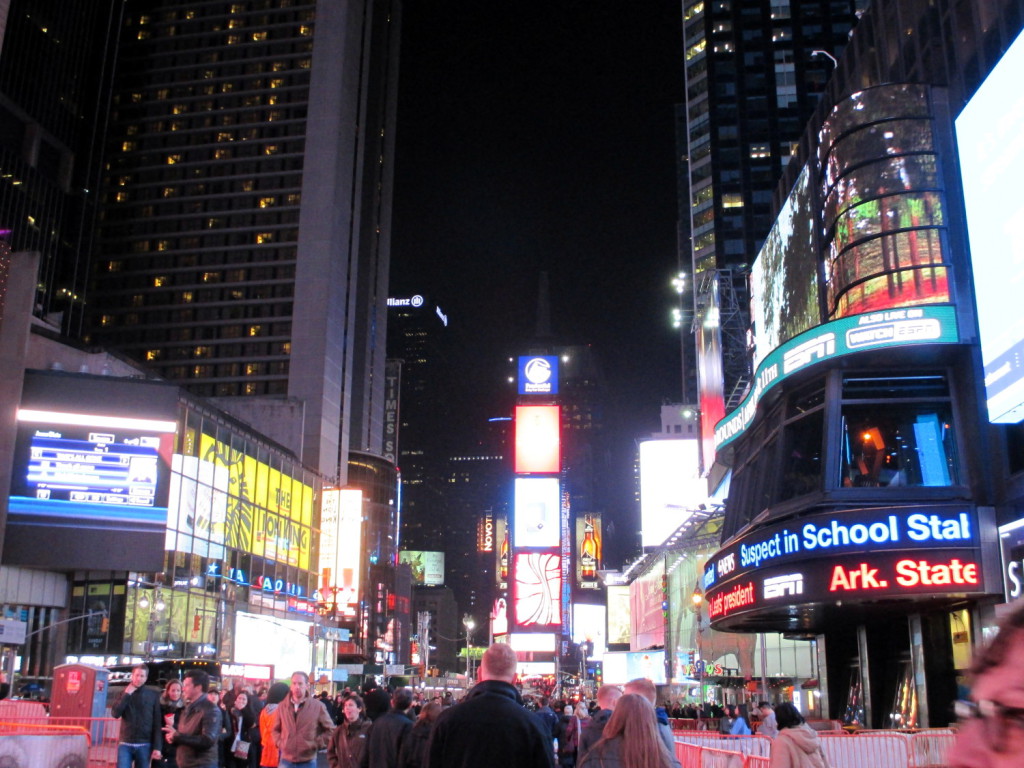 Broadway, la nuit (attention aux yeux).