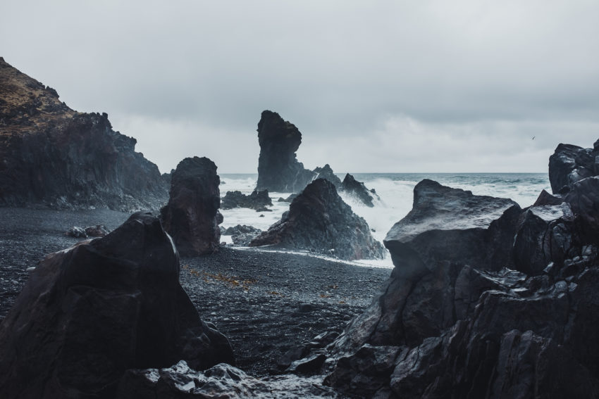 Icelandic seashores by Morten Solvstrom